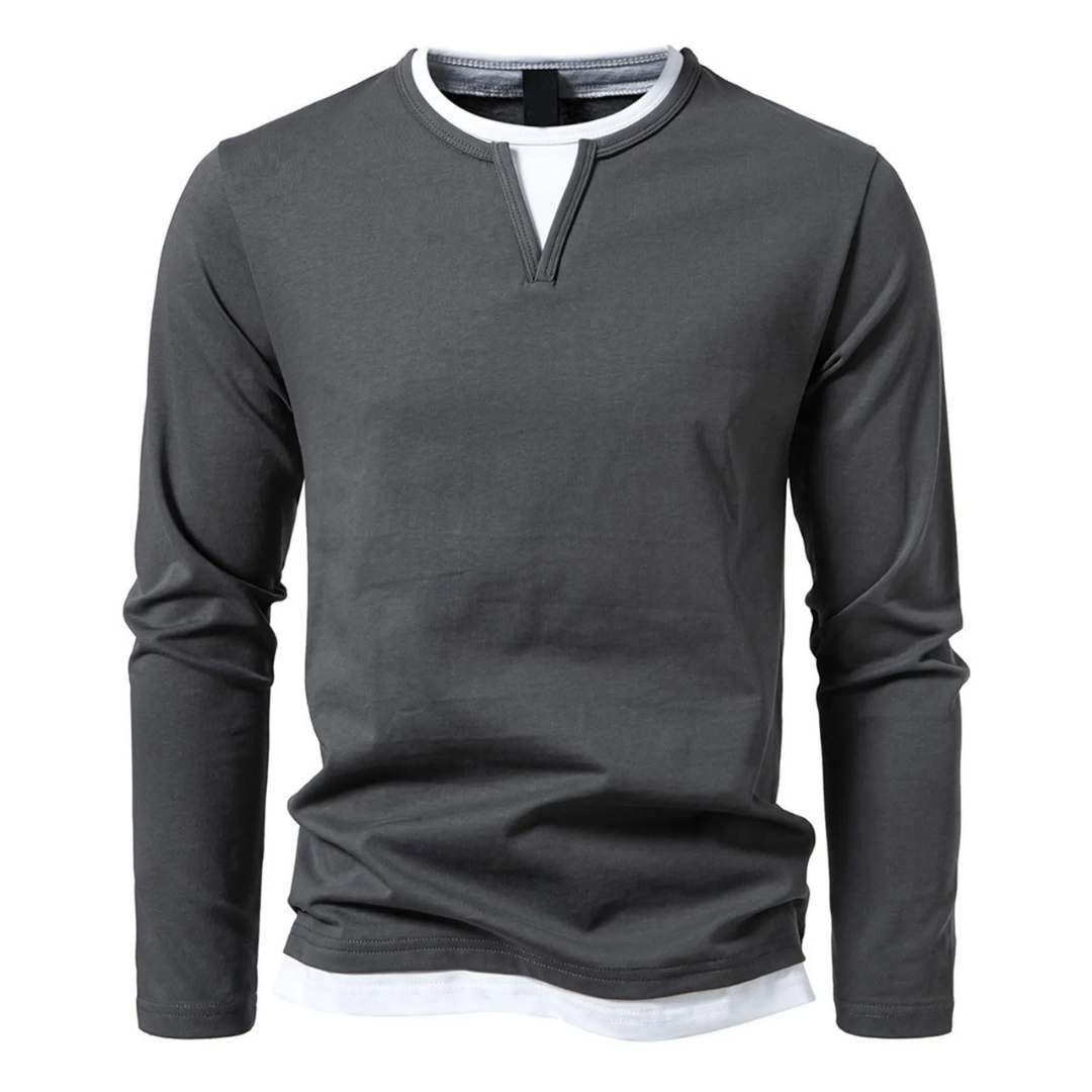 Ashcroft | Long-Sleeve Cotton T-Shirt
