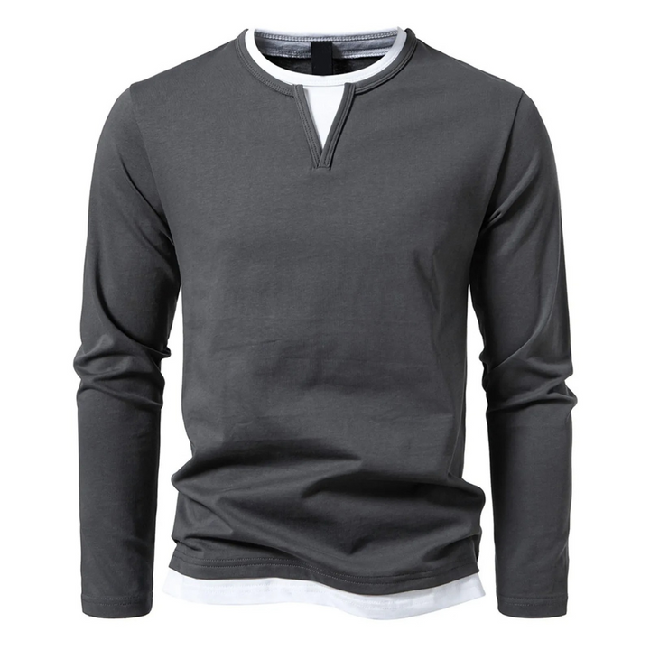 Ashcroft | Long-Sleeve Cotton T-Shirt