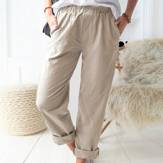 Plain Casual Trousers