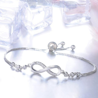 Adjustable Rose Gold Infinity Bracelet