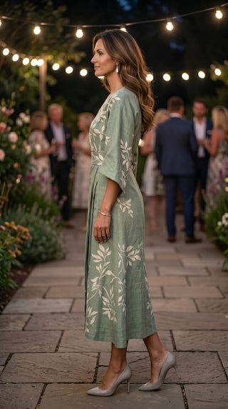 Eden | High-Waist Floral Dress