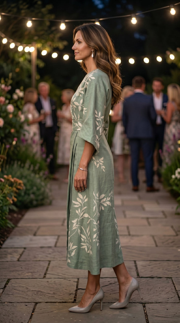 Eden | High-Waist Floral Dress