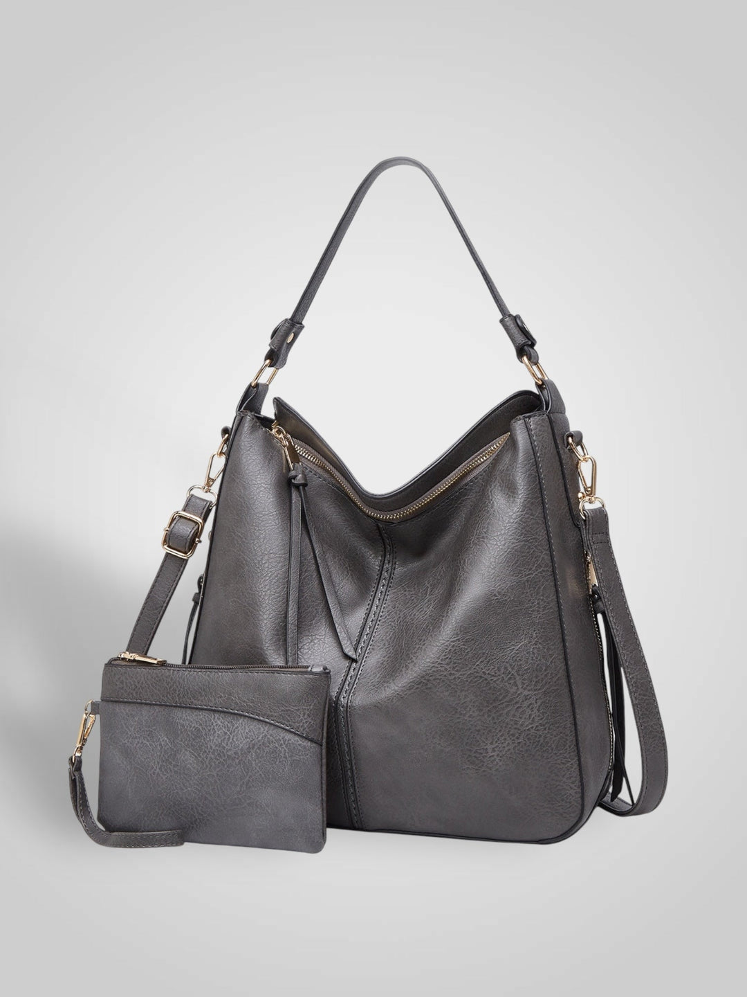 Sofía | Anti-Theft Luxury Leather Hobo Bag