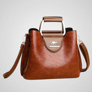 Ana | Two-Tone Leather Bag