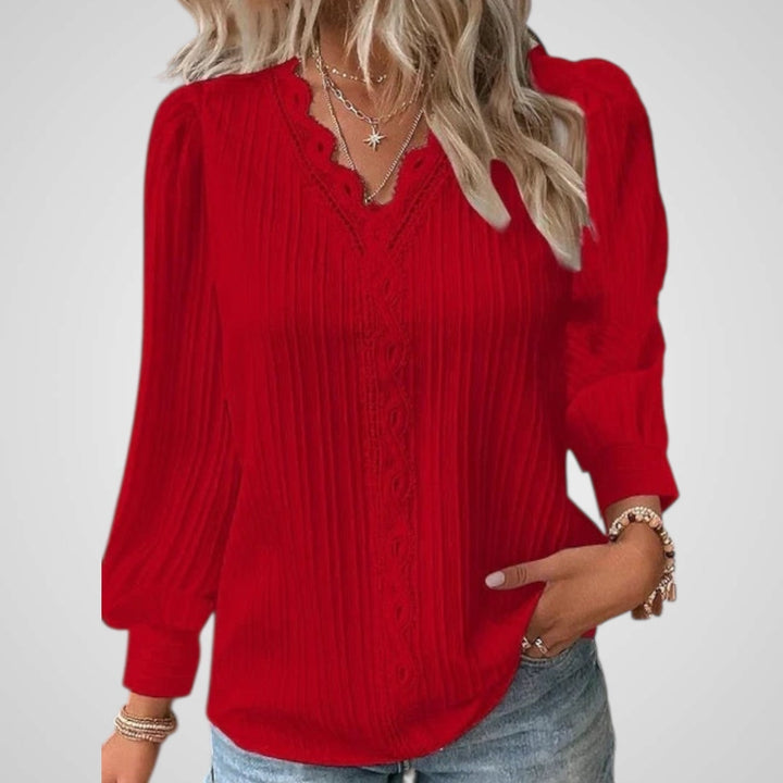 Alison | Pleated Comfort Blouse