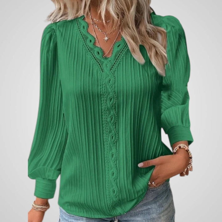 Alison | Pleated Comfort Blouse