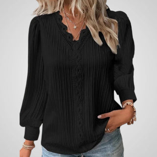 Alison | Pleated Comfort Blouse