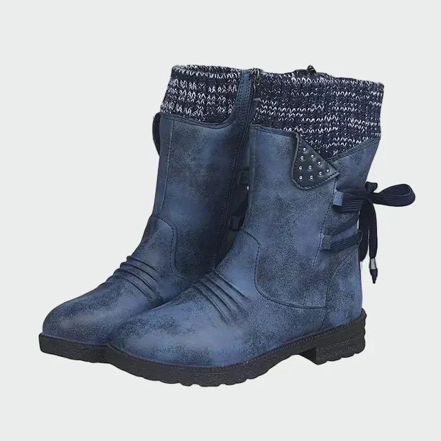 Ashcroft | Suede Ankle Boots in Blue