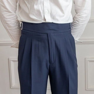 Ashcroft | Ellis Classic High-Waist Trousers with Buckle Closure