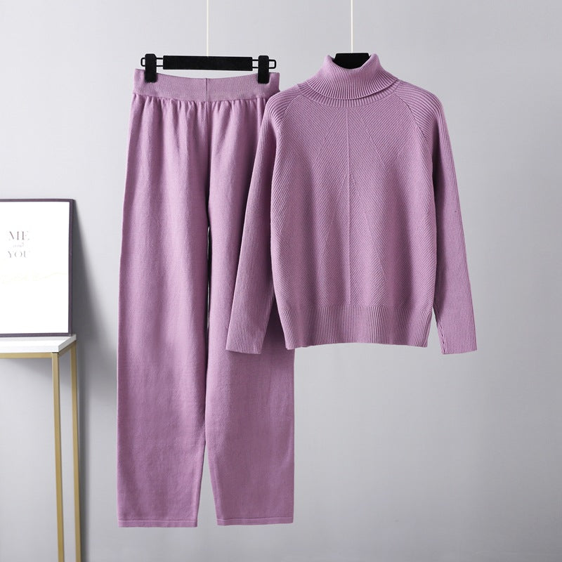 Cazel | Cable Knit Lounge Two-Piece Set