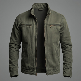 Benedict | Vintage Cotton Zip-Up Jacket