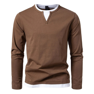 Ashcroft | Long-Sleeve Cotton T-Shirt