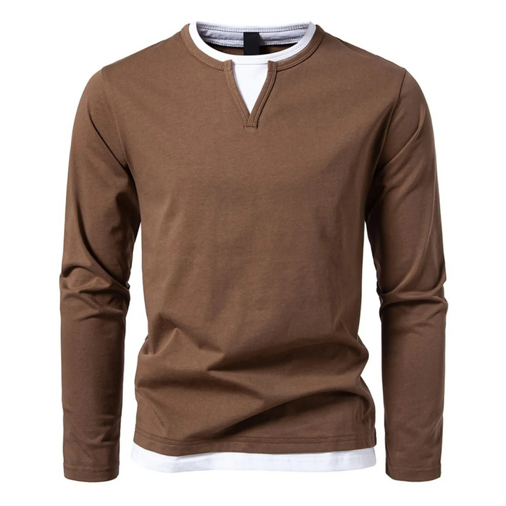 Ashcroft | Long-Sleeve Cotton T-Shirt