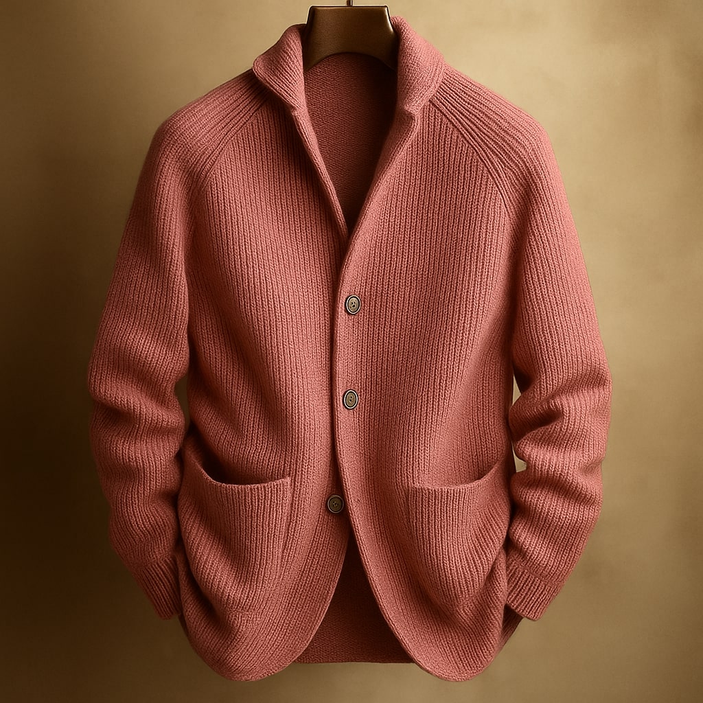 Ashcroft | Ribbed Wool-Blend Knitted Waistcoat