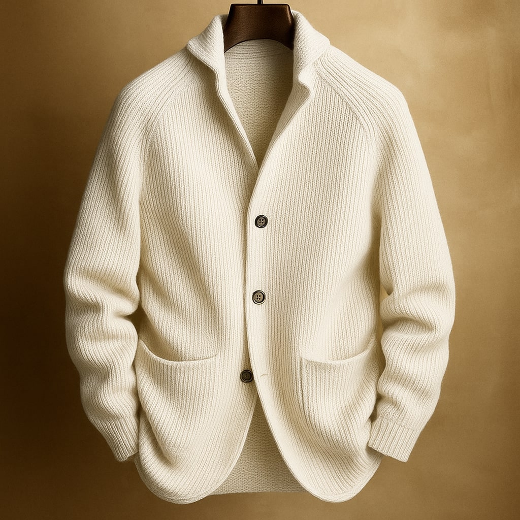Ashcroft | Ribbed Wool-Blend Knitted Waistcoat