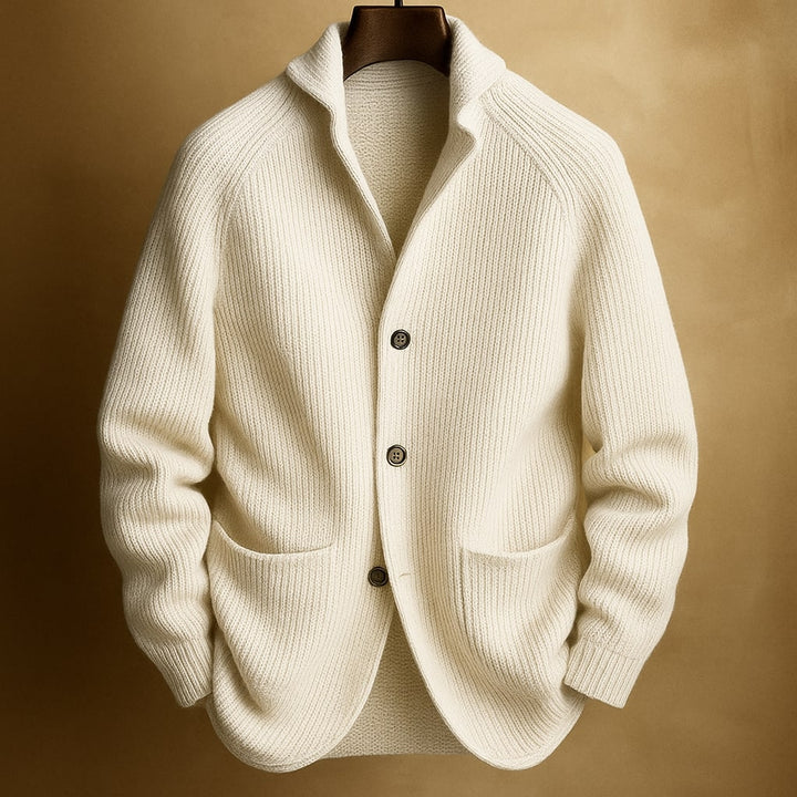 Ashcroft | Ribbed Wool-Blend Knitted Waistcoat