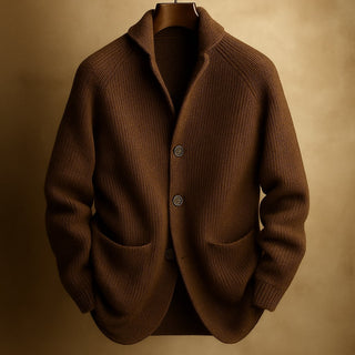 Ashcroft | Ribbed Wool-Blend Knitted Waistcoat