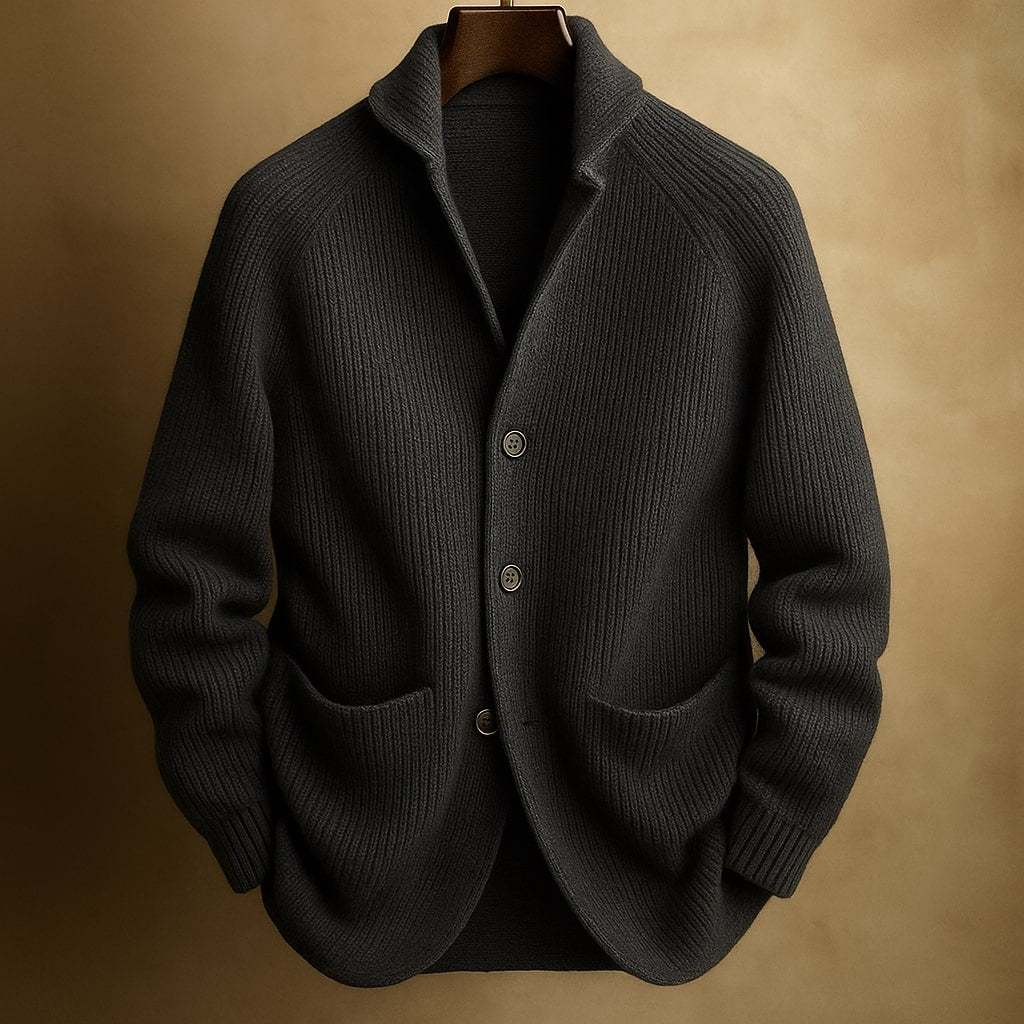 Ashcroft | Ribbed Wool-Blend Knitted Waistcoat