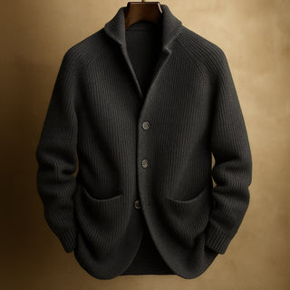 Ashcroft | Ribbed Wool-Blend Knitted Waistcoat