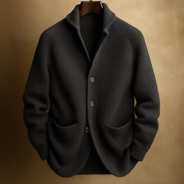 Ashcroft | Ribbed Wool-Blend Knitted Waistcoat