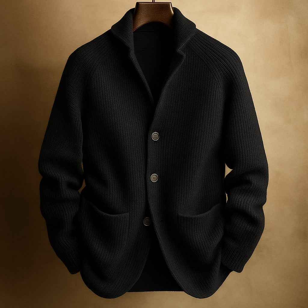 Ashcroft | Ribbed Wool-Blend Knitted Waistcoat