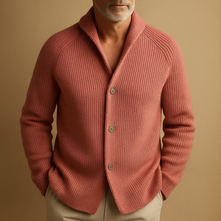 Ashcroft | Ribbed Wool-Blend Knitted Waistcoat
