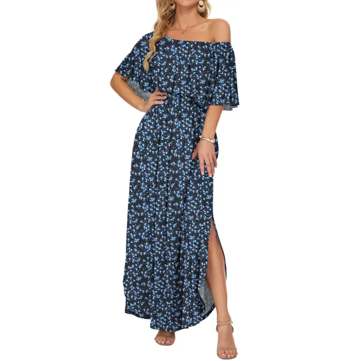 Ashcroft Floral Off-Shoulder Ruffle Maxi Dress – view 7