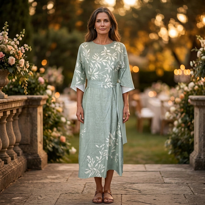Eden | High-Waist Floral Dress