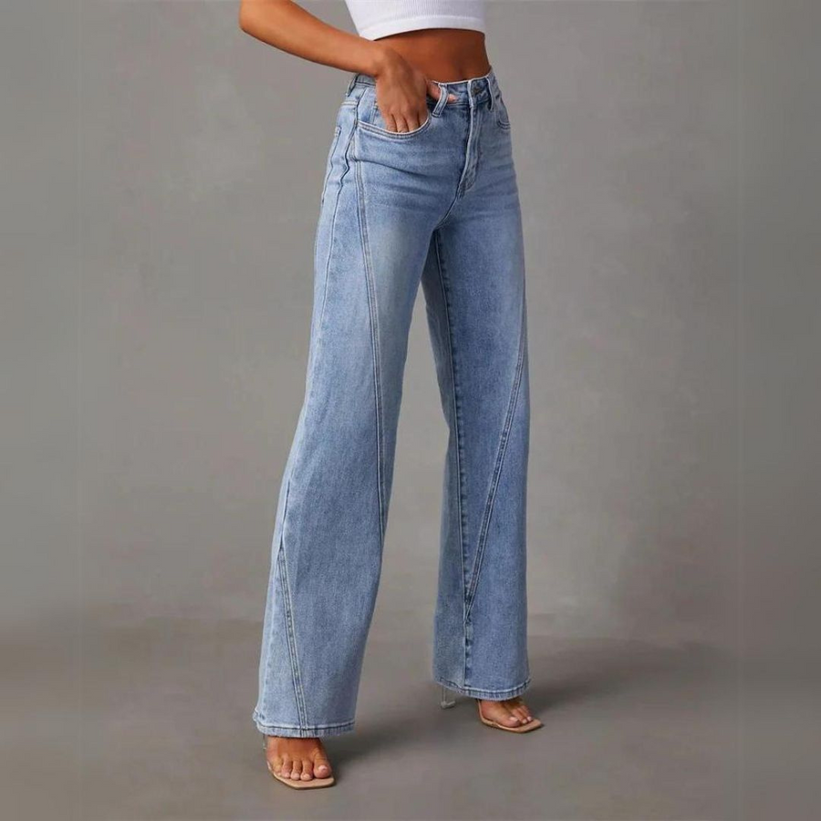 Ashcroft | High-Waisted Wide-Leg Jeans
