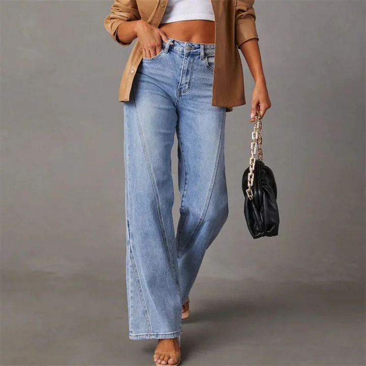Ashcroft | High-Waisted Wide-Leg Jeans