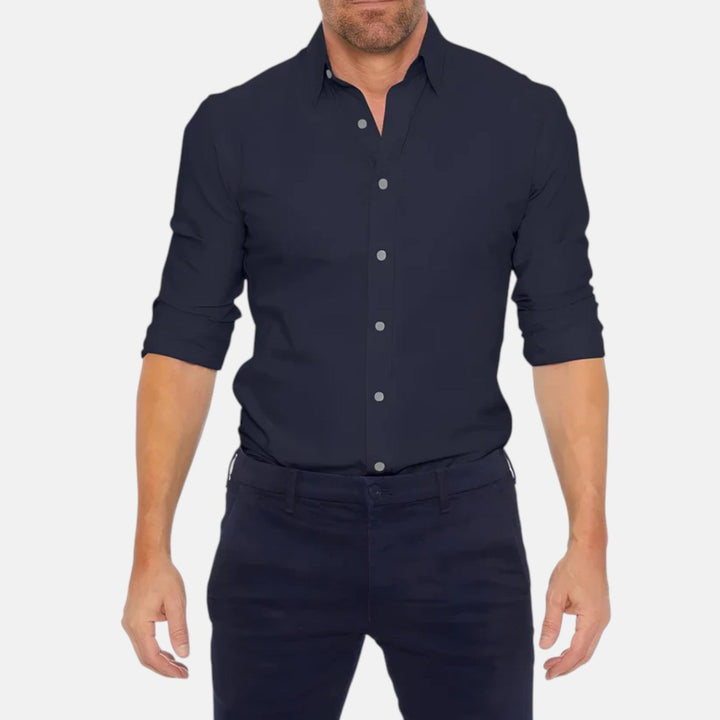 Ashcroft | Rodolfo Zip-Up Shirt