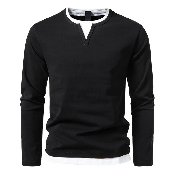 Ashcroft | Long-Sleeve Cotton T-Shirt