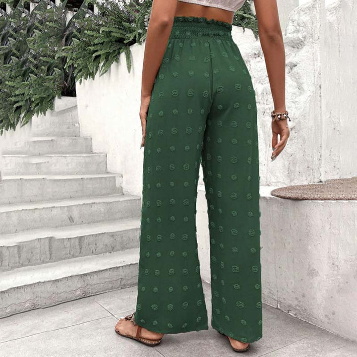 Wide-Leg Casual Trousers
