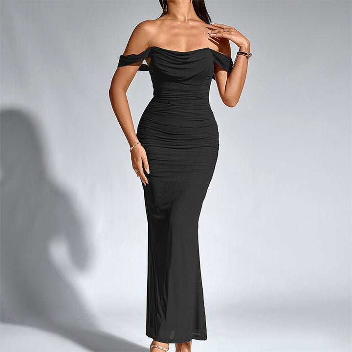 Ashcroft Elegant Off Shoulder Backless Mermaid Dress – view 2