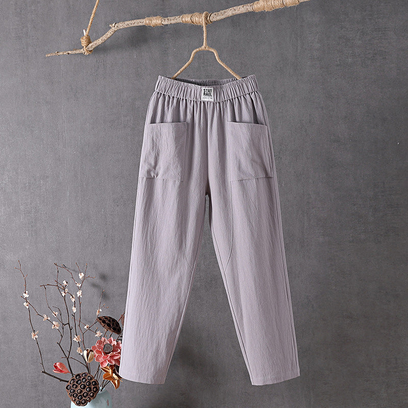 Plain Casual Trousers