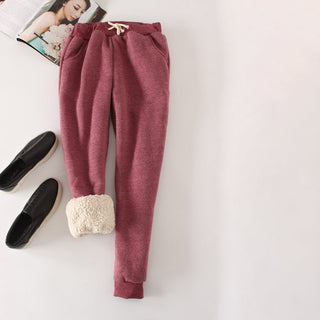 Plain Warm Trousers