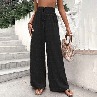 Wide-Leg Casual Trousers