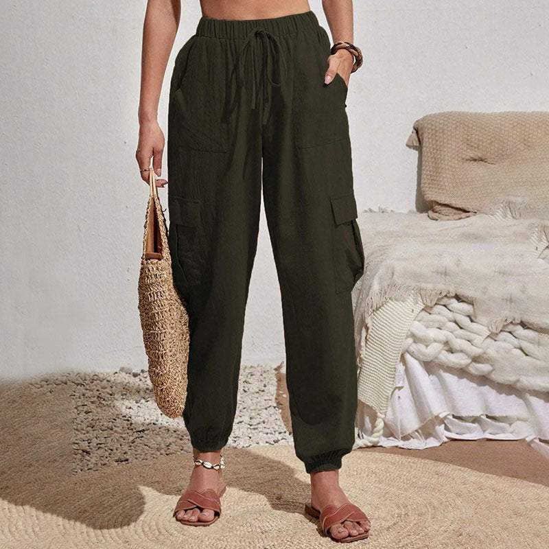 Plain Casual Trousers
