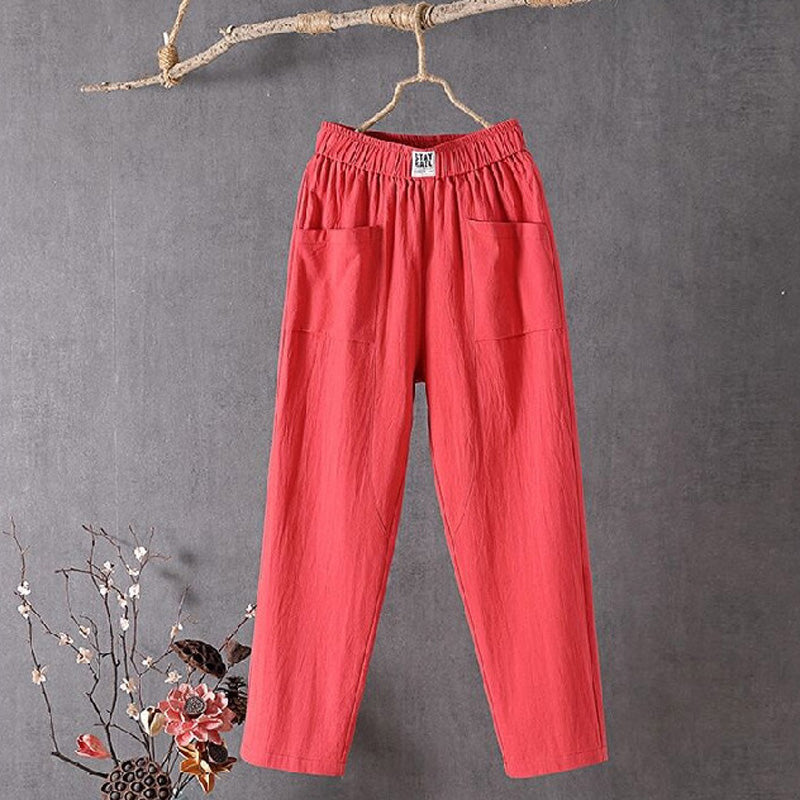 Plain Casual Trousers