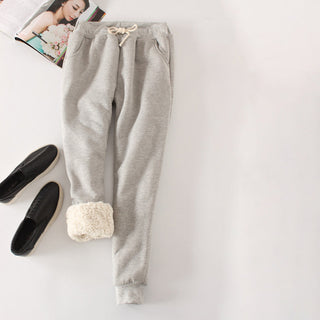 Plain Warm Trousers