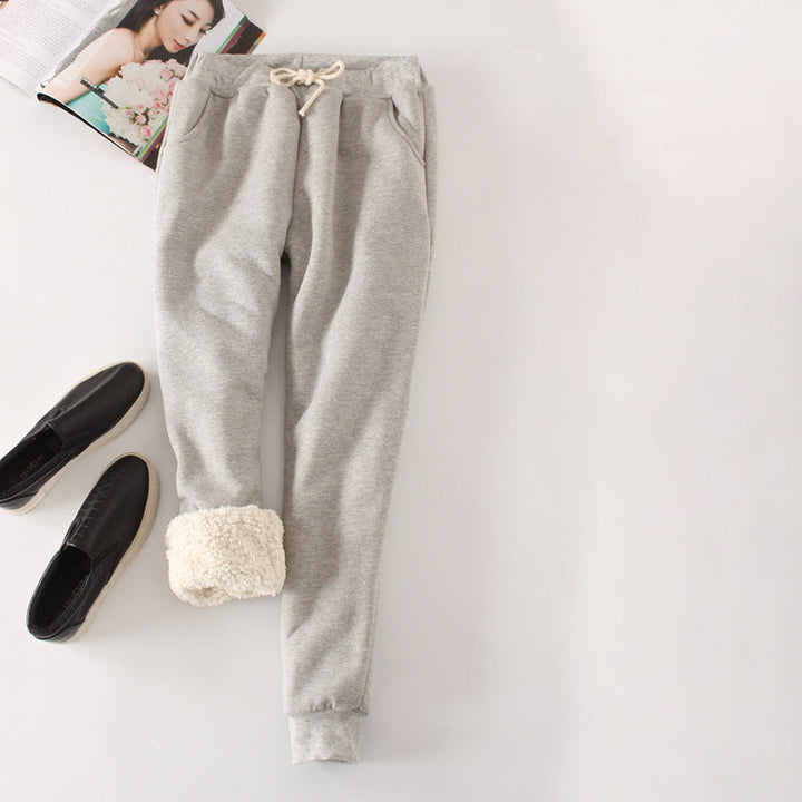 Plain Warm Trousers