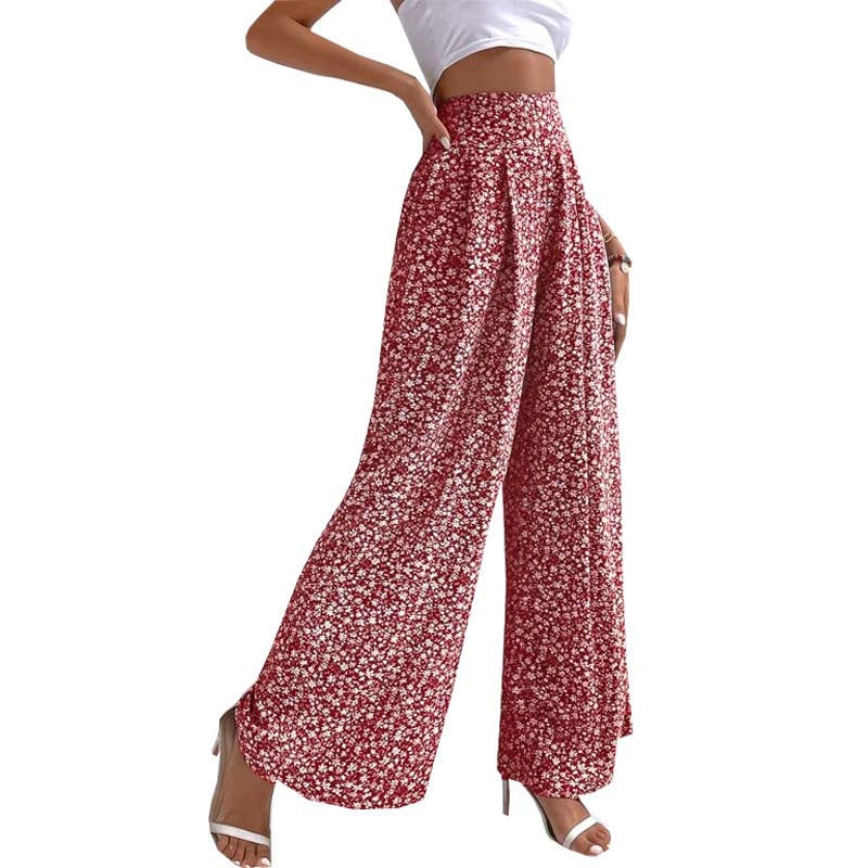 Floral Casual Trousers