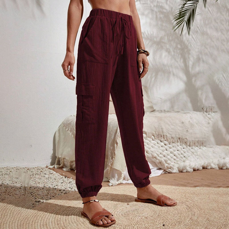Plain Casual Trousers