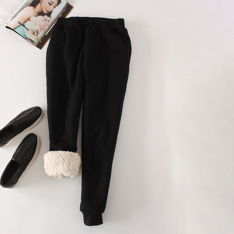 Plain Warm Trousers