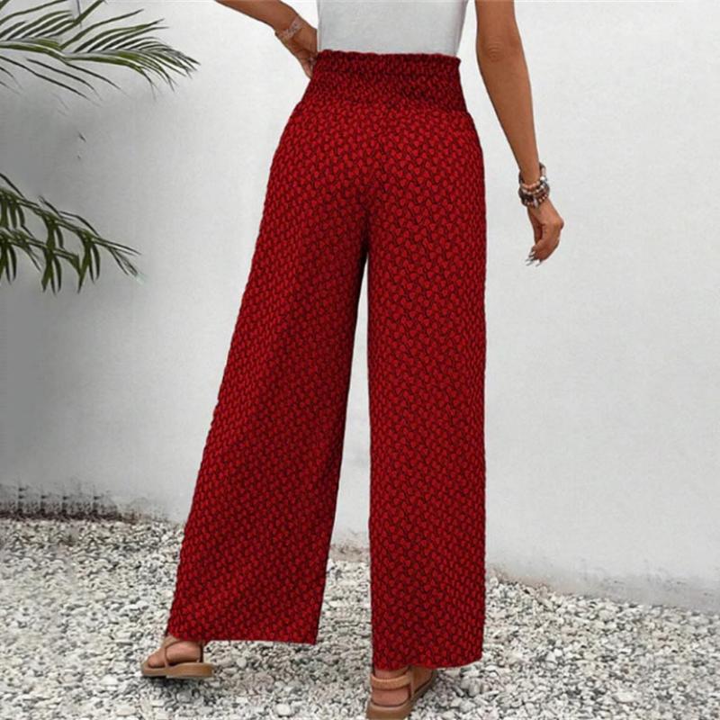 Wide-Leg Casual Trousers
