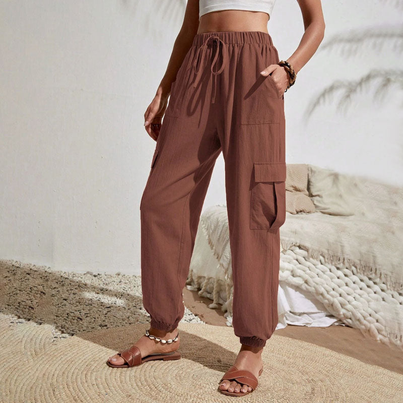 Plain Casual Trousers