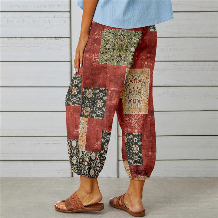 Vintage Print Trousers