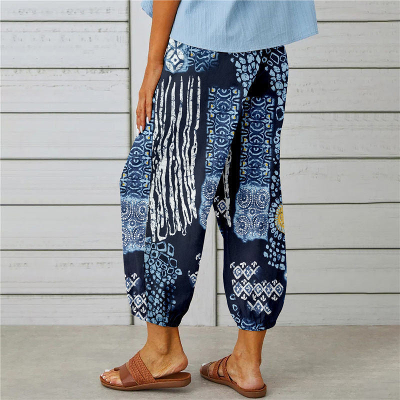 Vintage Print Trousers