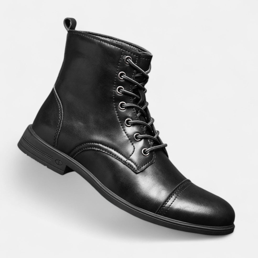 Ashcroft | Martino Elegant Men's Faux Leather Boots