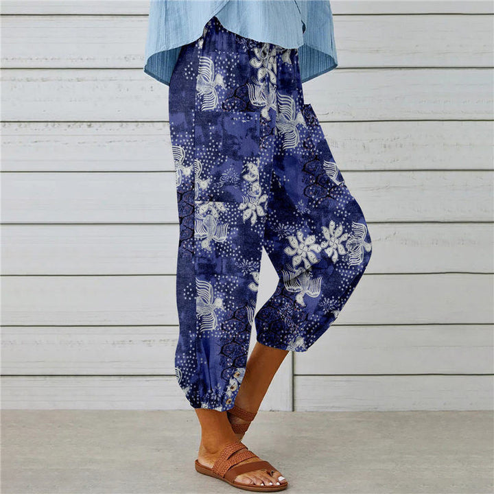 Vintage Print Trousers